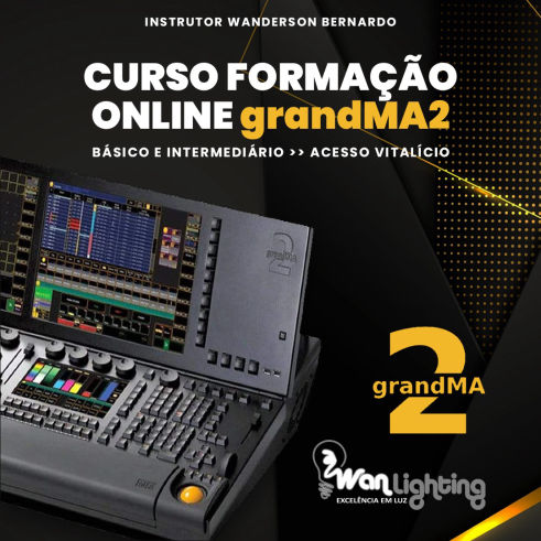 Aula 19 Fade Delay avançado GrandMA 2 Curso básico para estrada